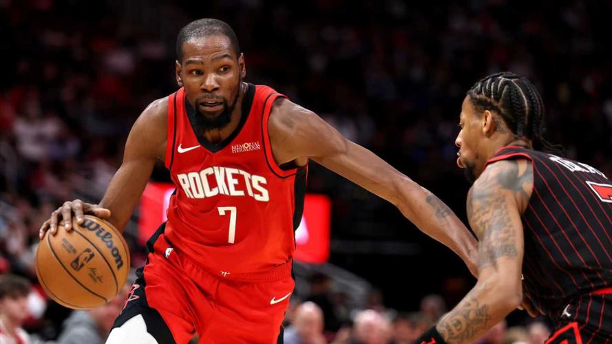 耻辱爆冷！火箭124132公牛：杜兰特40+7关键失误！