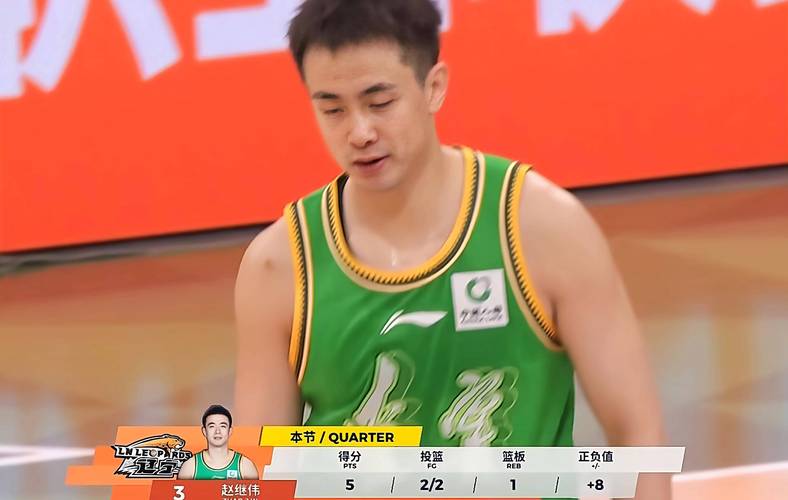 赵继伟6+4+5+1！哈维11+3，布罗金顿5+1，鄢手骐0分，辽篮领先6分