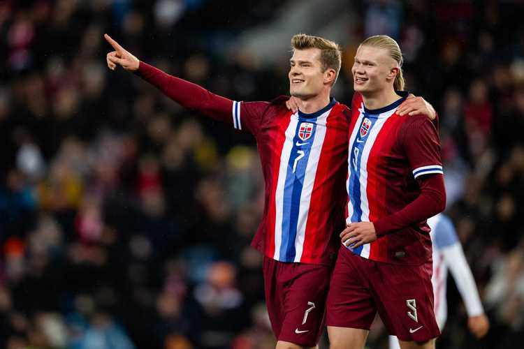 曼晚报道哈兰德即将首发对阵瑞士但挪威主帅似乎怕他撑不住全场_英超直播