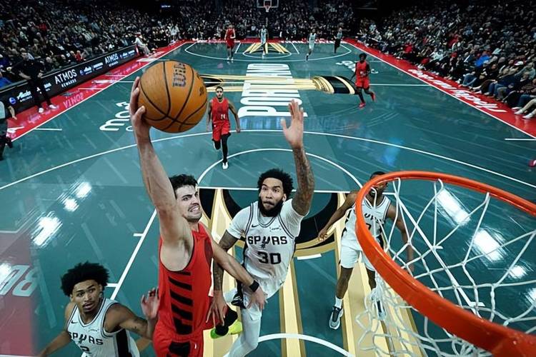 冲垮了快船的防线!开拓者锋线球星在赛季尾段终于又开始回暖了